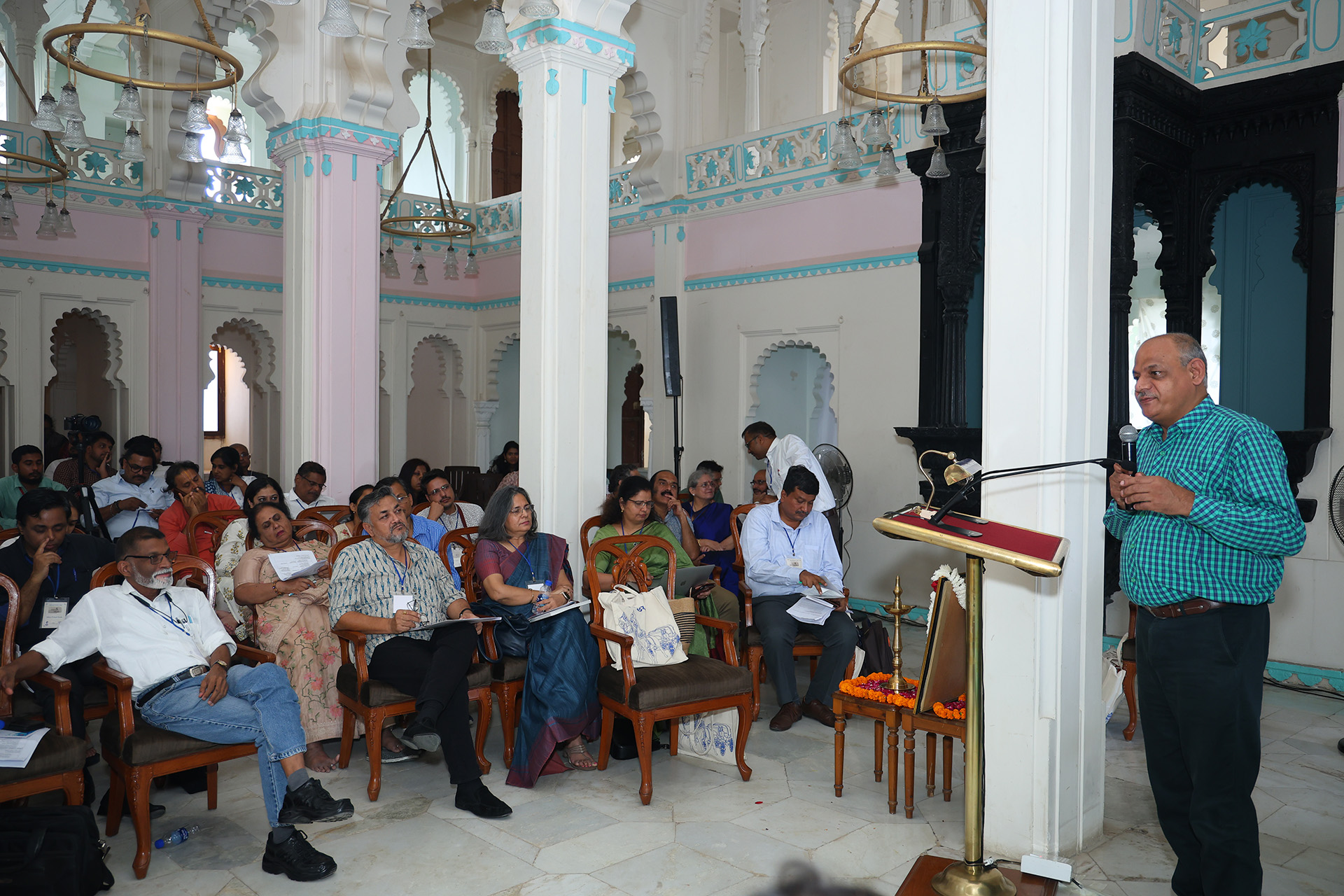 Glimpse from Indian Association for the Study of Conservation of Cultural Property conference, 2024